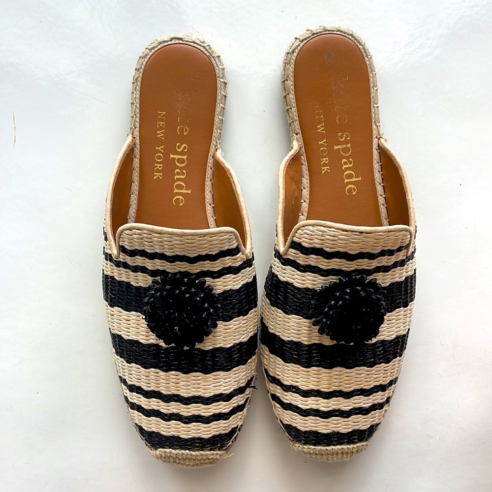 Kate Spade mules with Pom, size 10 - Picture 4 of 7